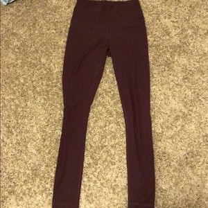 Dark purple leggings